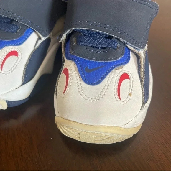 Nike Air Max Speed Turf Size 6C Blue White Velcro Baby Toddler - Picture 10 of 11